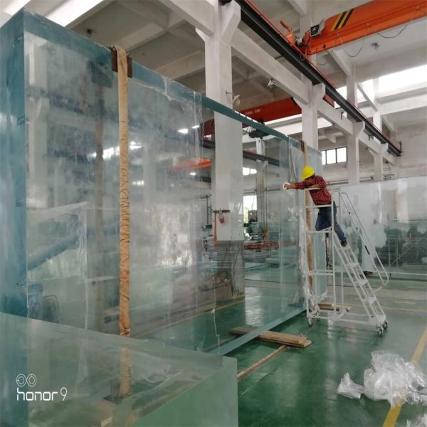 Customized Size Clear Acrylic Panels For Pool Fence AUPOOL Polycarbonate Pool Cover