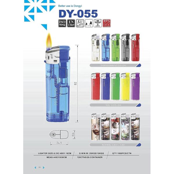 Disposable Lighter Dy-055 Type for Long-Lasting Electronic Cigarette Lighting