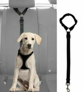Buy cheap Adjustable Dog Seat Belt Collars Harness Restraint With Elastic Bungee Buffer product