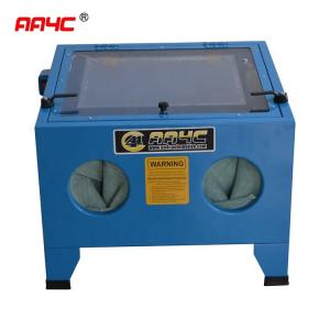 China Car Workshop Equipments Big Industrial 90l Bench Sandblast Cabinet Dry Machine Kitchen Diy on sale