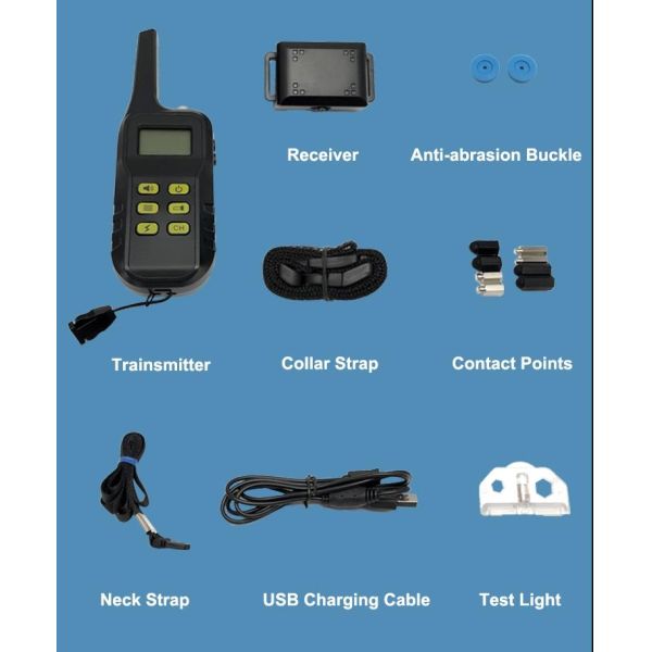 1000M Rechargeable 7 Sensitivity Ultrasonic Bark Control