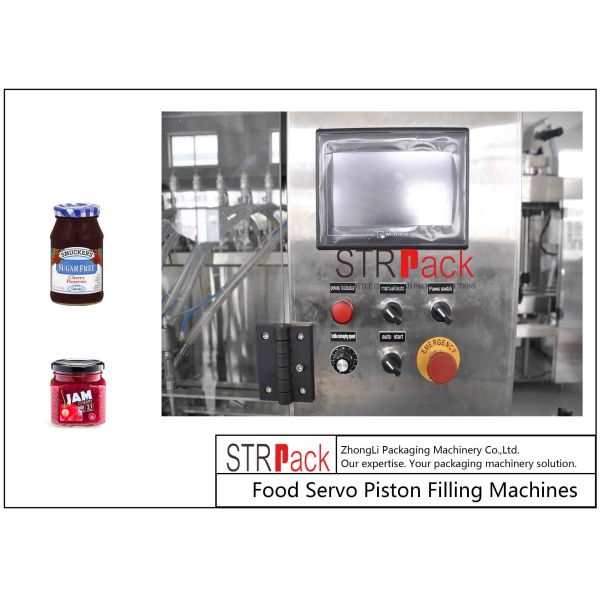 220V / 50Hz PLC Automatic Paste Filling Machine Air Consumption 0.3m3/Min