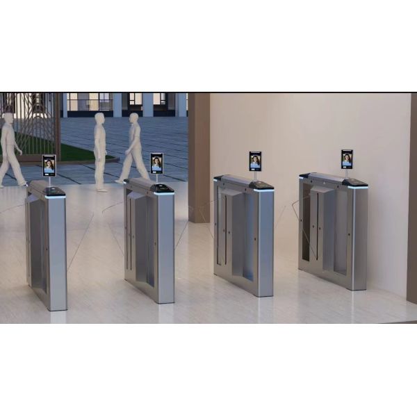 High Security Durable Flap Speed Barrier Gate Card Scan Flap Barrier Metro Gates