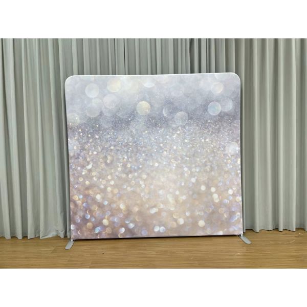 8x7.5ft Pillowcase Backdrop Two Stretch Fabric Covers Only Display Graphics