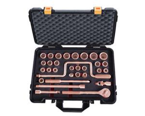China Non-Magnetic Safety Tools Socket Set 32 Pcs 1/2 Drive,Metric on sale