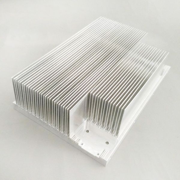 Bonded Fin Electronic Heat Sink Rectangle Shape Aluminum Material