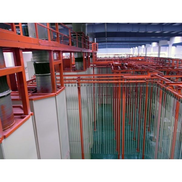 Aluminum Profile Vertical Spray Automatic Powder Spraying Coating Line