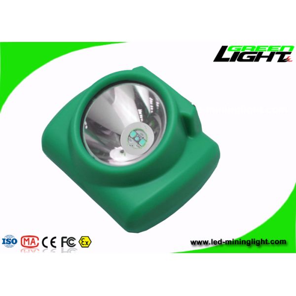USB Charging 13000lux LED Mining Light PC Beam Safety OLED Screen With Push Button
