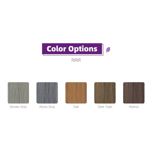 Coowin Geometric Patterns Pier Panels Composite Wood Deck Decking
