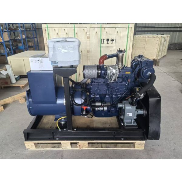 marine diesel generator set 64KW CCS certificated engine model WeichaiWP4.1CD83E200