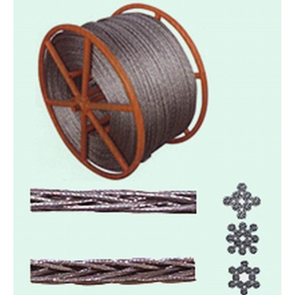 Used In Pulling Conductor Galvanized Anti-twisting Braided Wire Rope