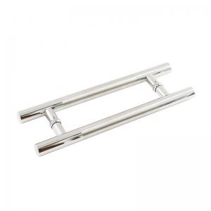Buy cheap Stainless Steel Pull Door Handle For Glass Door H Shape 38mm 32mm 25mm Dia product