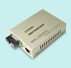 20KM SC Single Mode Fiber Optic Media Converter 4 Port Simplex Duplex Type