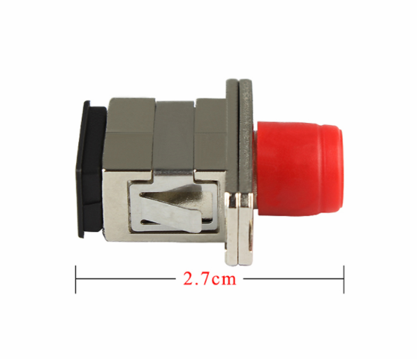 Low Insertion Loss FC To SC Fiber Adapter Coupler Fast Connecter Metal Housing