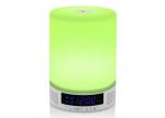 Touch Sensitive Bluetooth Speaker Alarm Clock With Wake Up Light Multi Function