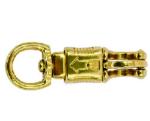 Solid Brass Round Swivel Eye Panic Snap Hook Quick Release